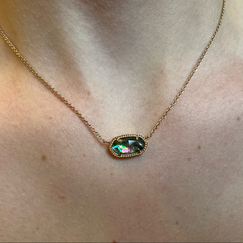 Kendra Scott Elisa rose gold necklace - Picture 4 of 5